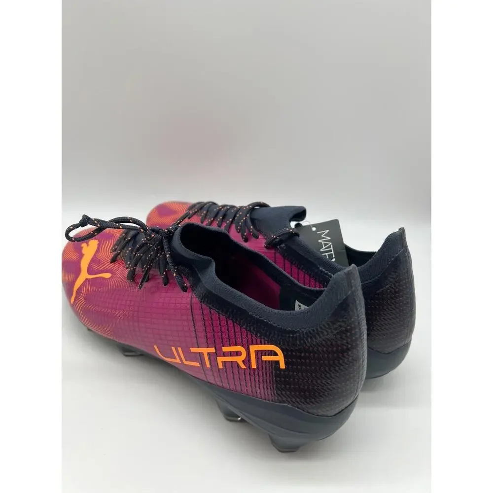 Puma Ultra 2.4 Fg/Ag Soccer Cleats Purple Black 106698-03 Men's Size 11 NEW